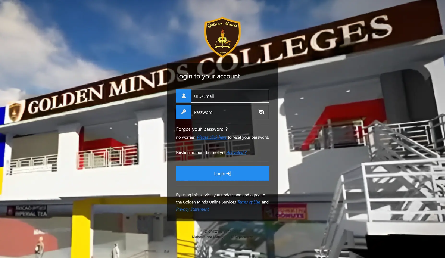 Golden Minds Revised SIMSSHS Image